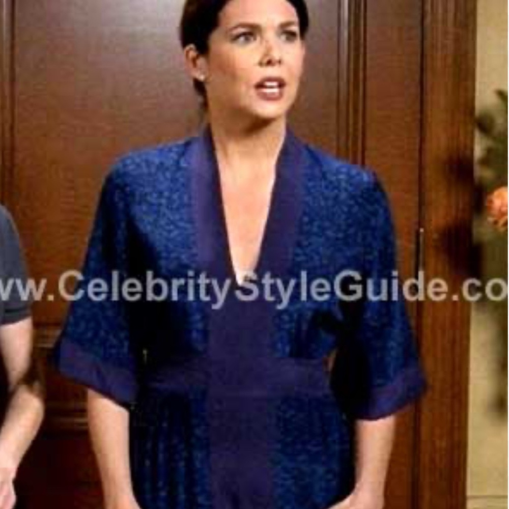 ASO Lorelei Gilmore (ALT color)GEREN FORD SILK KIMONO STYLE DRESS